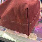 Antonio Melani Suede Slouchy Shoulder Hobo Bag