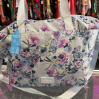 Vera Bradley Feather Weight Reactive Duffle Tote in Fresh-Cut Bouquet