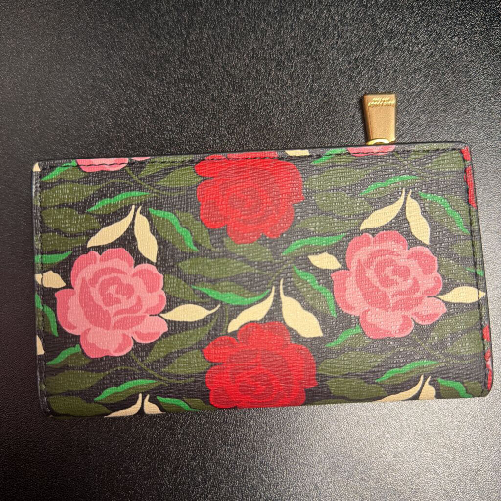 Kate Spade Morgan Rose Garden Slim Bifold Wallet