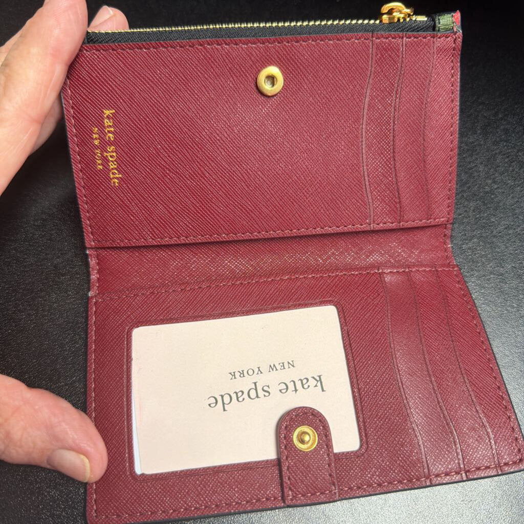Kate Spade Morgan Rose Garden Slim Bifold Wallet