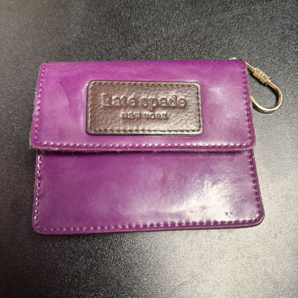 Kate Spade Patent Key Chain Wallet