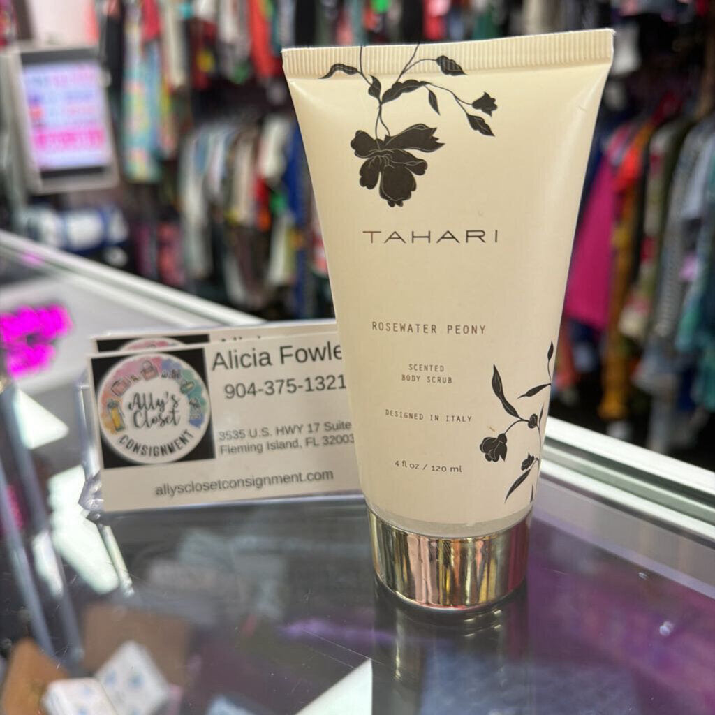 Tahari Rosewater Peony Body Scrub SEALED