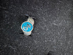 Harley Davidson Vintage Turquoise Ring Size 6.75 "Not 925"