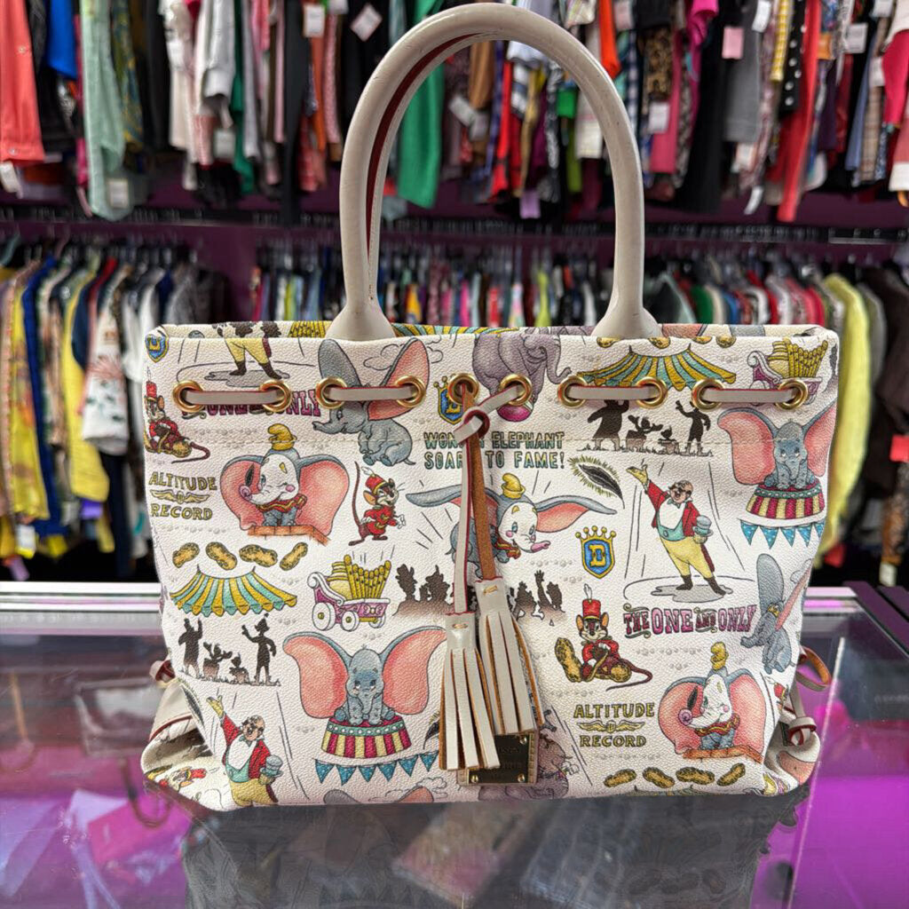 Dooney & Bourke X Disney Dumbo Tassel Tote Satchel Purse Bag 2019