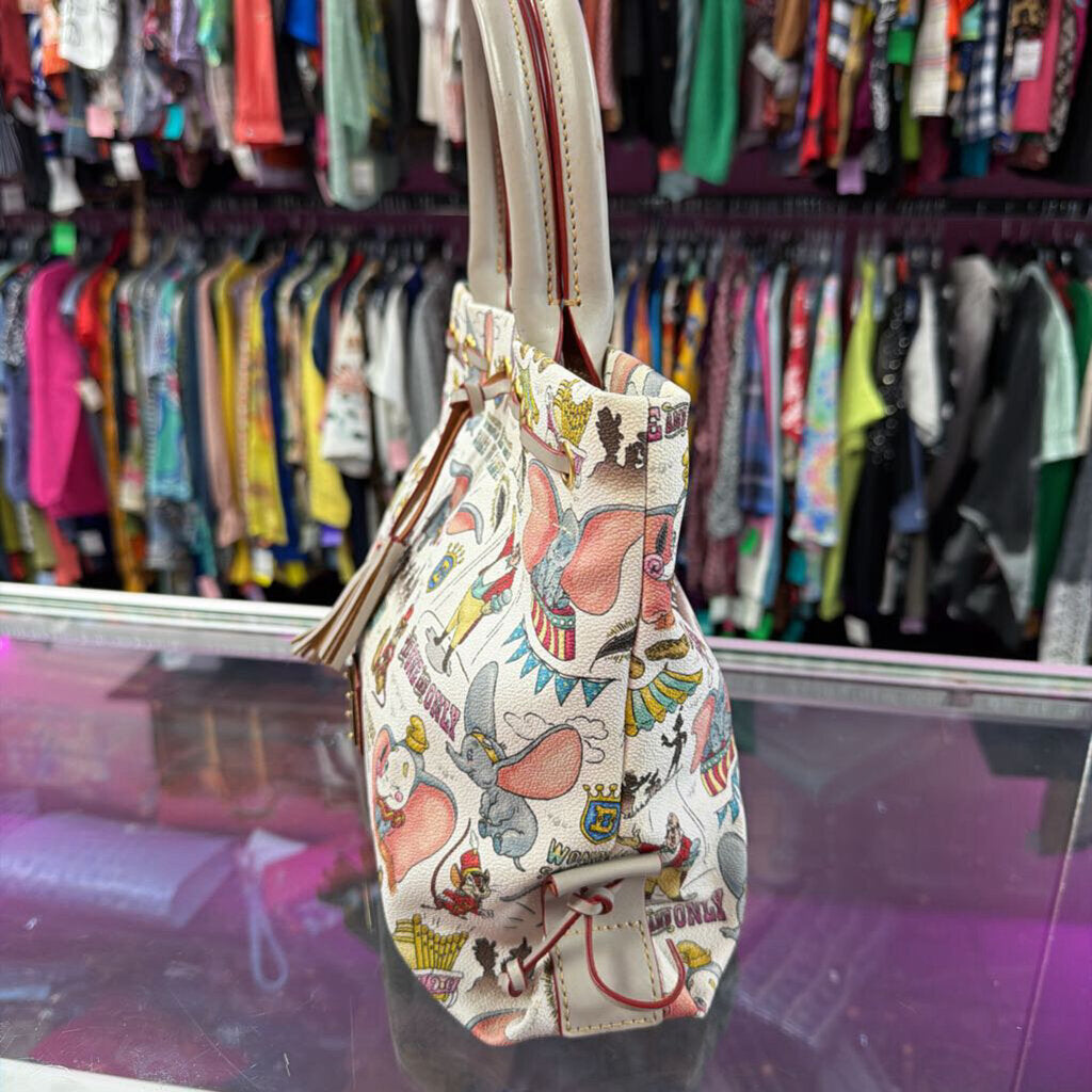 Dooney & Bourke X Disney Dumbo Tassel Tote Satchel Purse Bag 2019