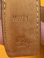 Louis Vuitton Monogram LV Belt M9781