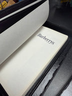 Burberry Nova Check Canvas Vintage Notebook/Planner With Box/Cards