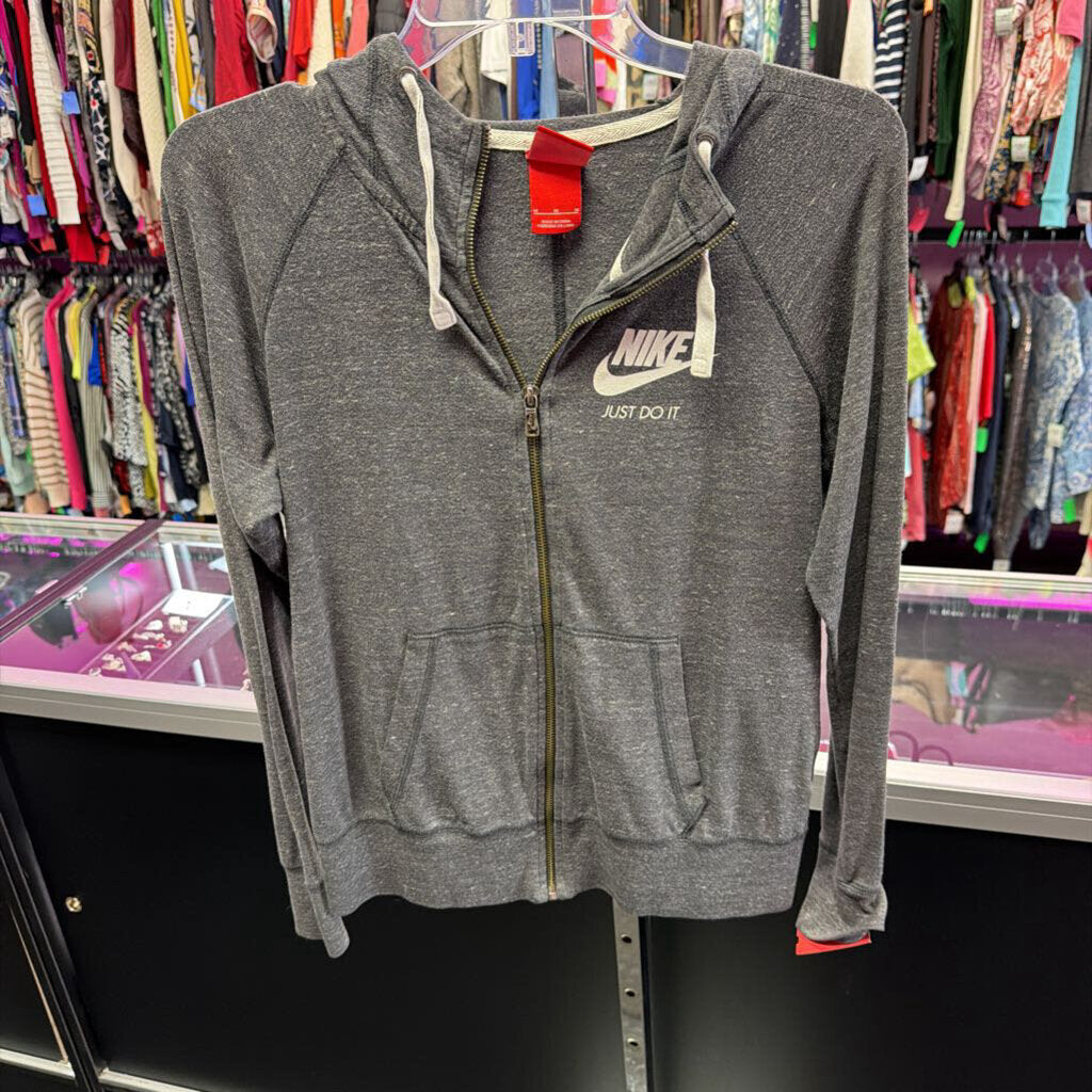 MED L/S Zipper Front Hoodie Jacket