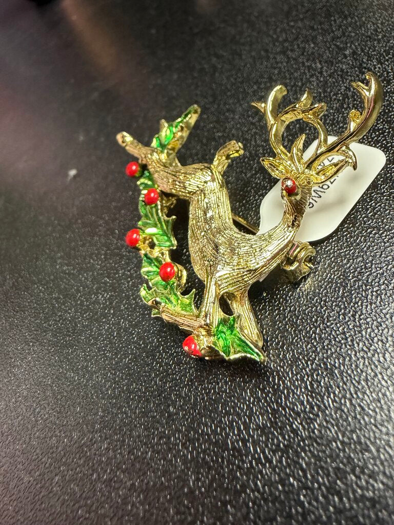 Gerry's Vintage Reindeer Brooch