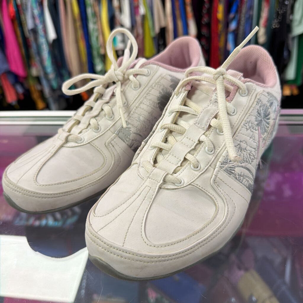 8.5 Nike Low-Top Sneakers Floral Embroidery