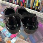 7M East 5th Wedge Patent Buckle Shoe