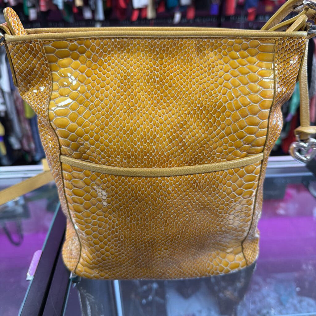 Brighton Sprite Crossbody Reptile Embossed Texture