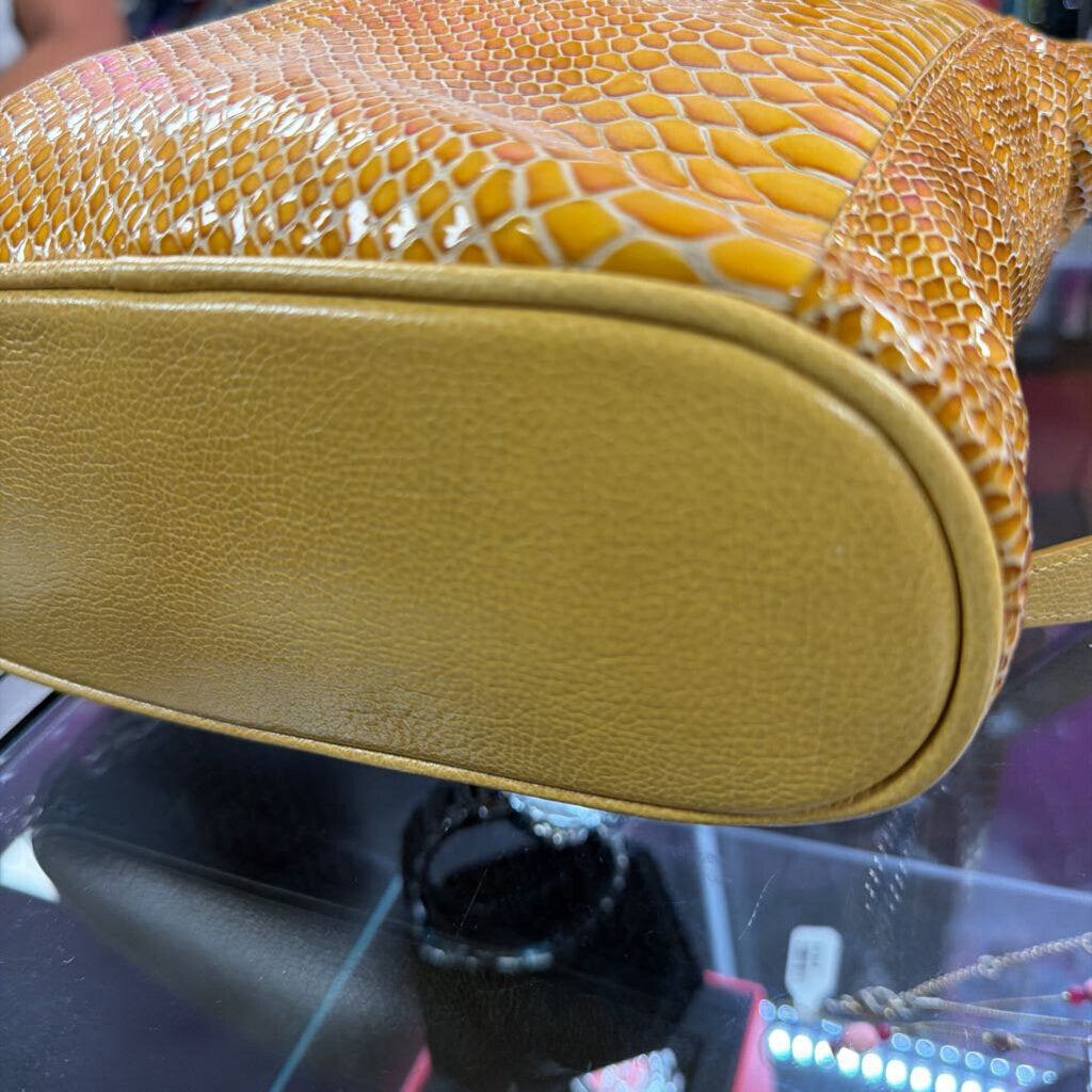 Brighton Sprite Crossbody Reptile Embossed Texture
