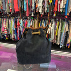 Michael Kors Marina Denim Bucket BagTassel Drawstring