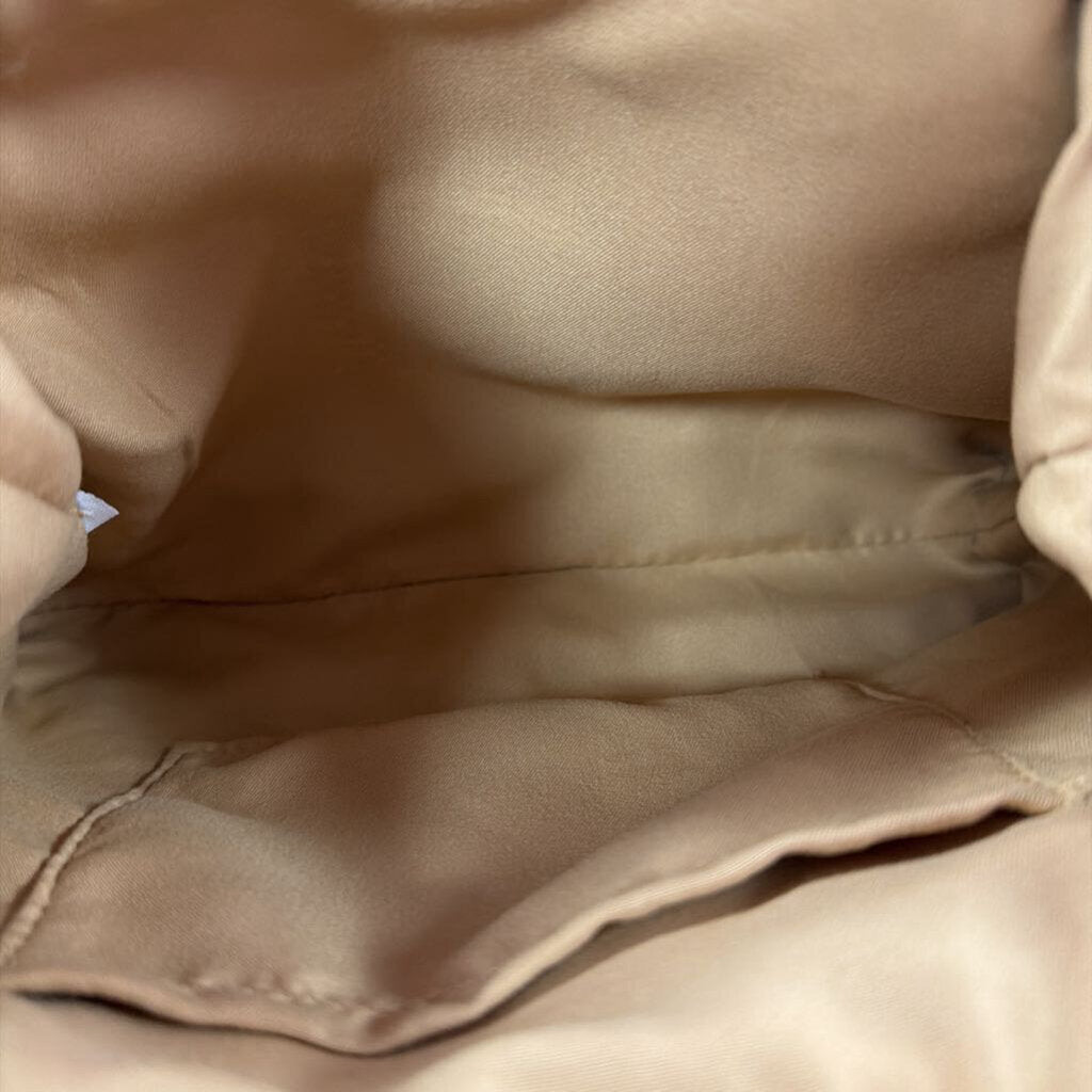 Unknown Straw Kisslock Clutch/Shoulder Bag