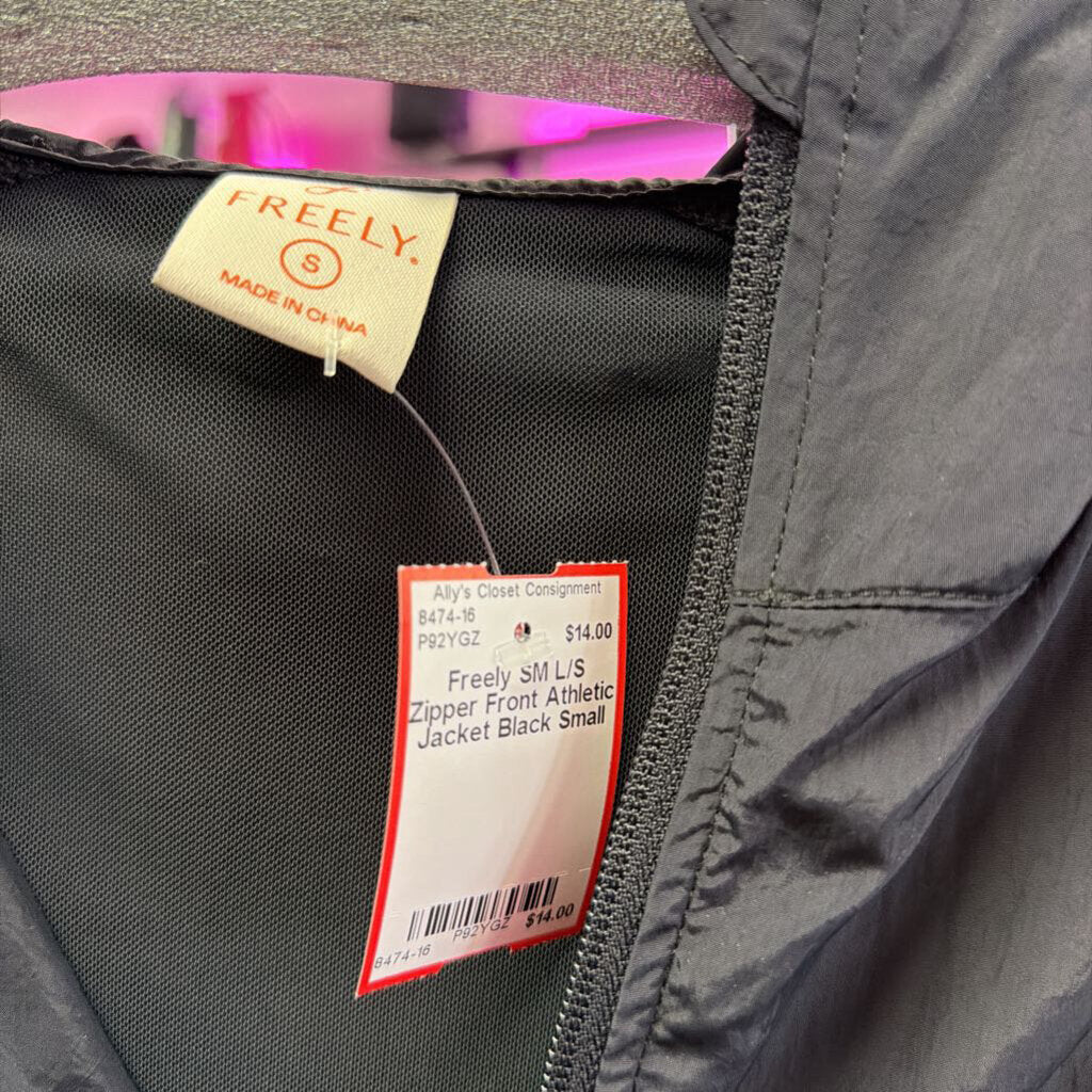 SM L/S Zipper Front Athletic Jacket