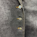 2X L/S B/F DENIM COLLARED JACKET