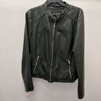 XL L/S Z/F PLEATHER MOTO JACKET
