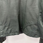 XL L/S Z/F PLEATHER MOTO JACKET