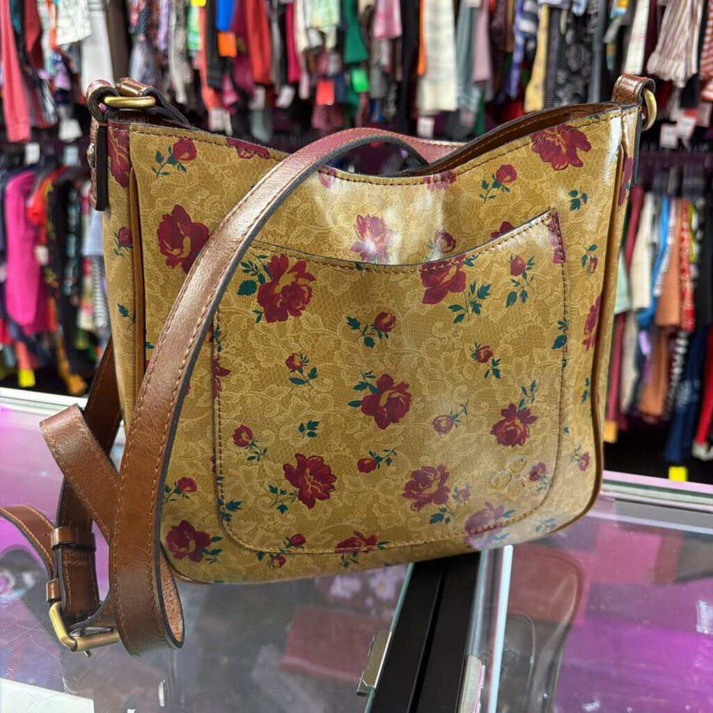 Patricia Nash Emeline Slim Wallet Floral & Lace Design