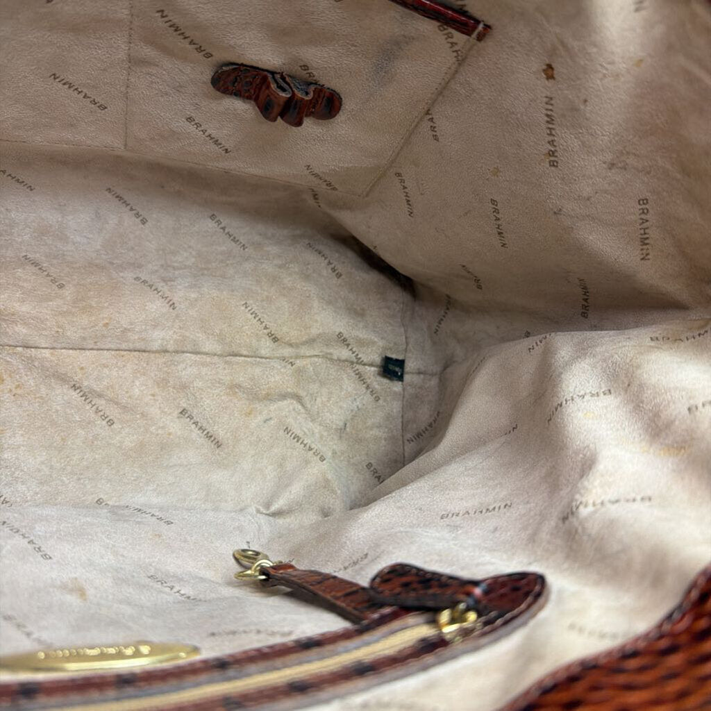 Brahmin Large Zip Close Tote