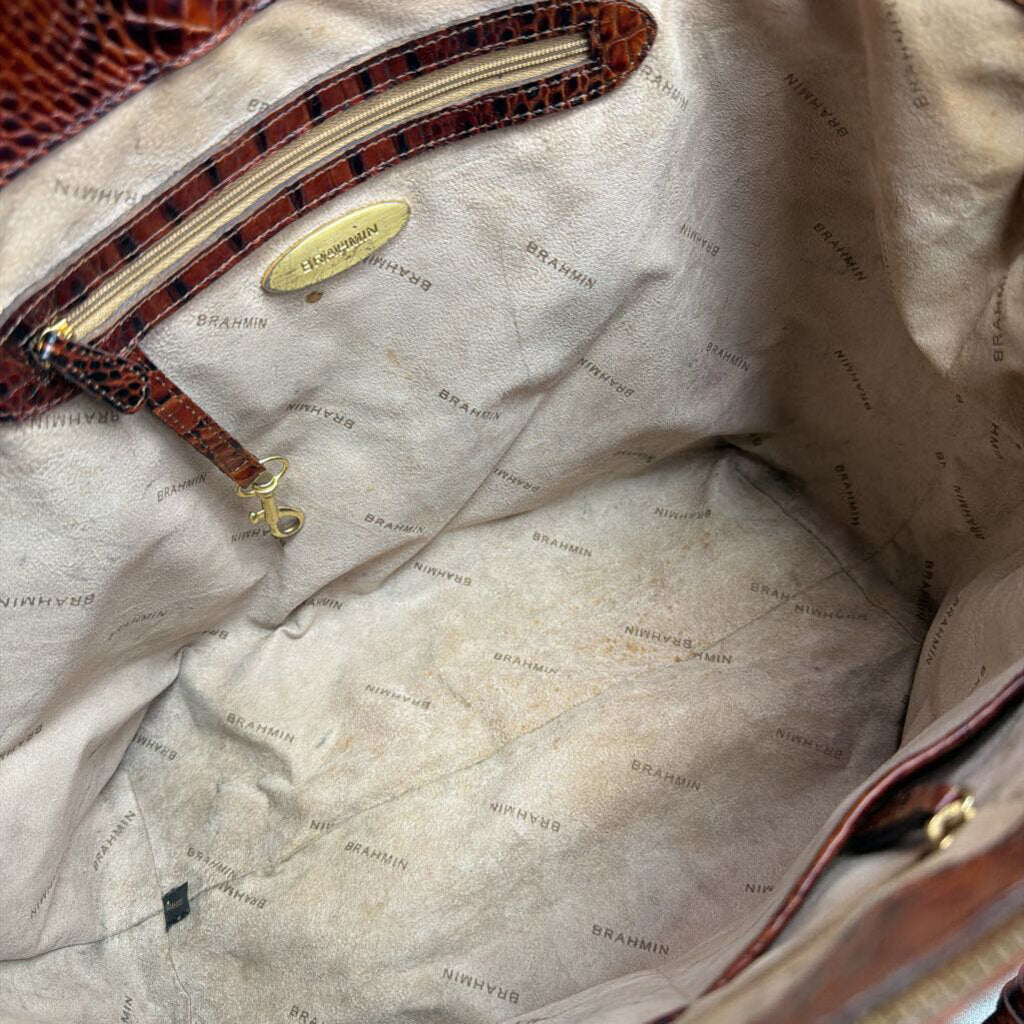 Brahmin Large Zip Close Tote