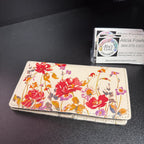 Patricia Nash Trikomo Aegean Bloom Chalk Slim Wallet