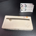 Patricia Nash Trikomo Aegean Bloom Chalk Slim Wallet