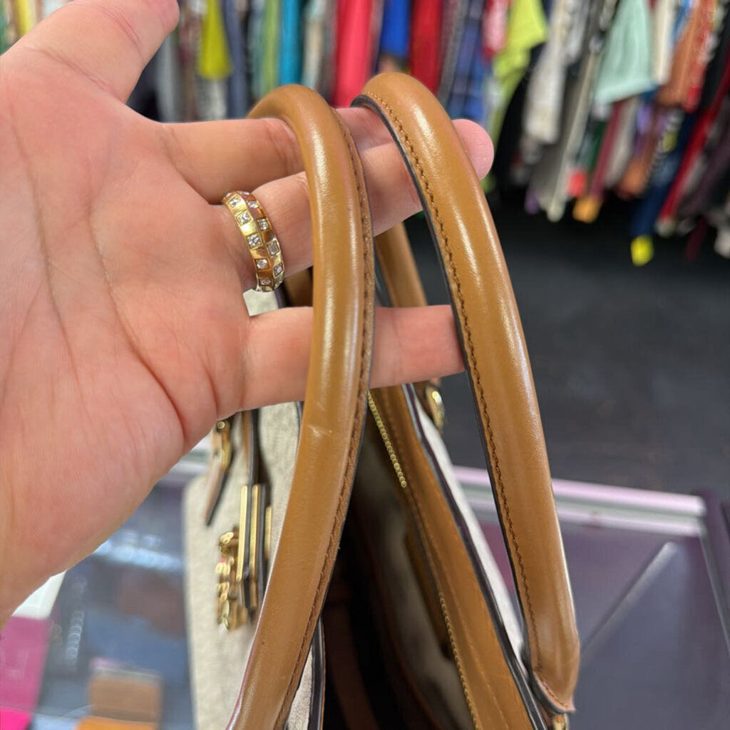 Michael Kors Hamilton Zip Top Chain Strap Satchel