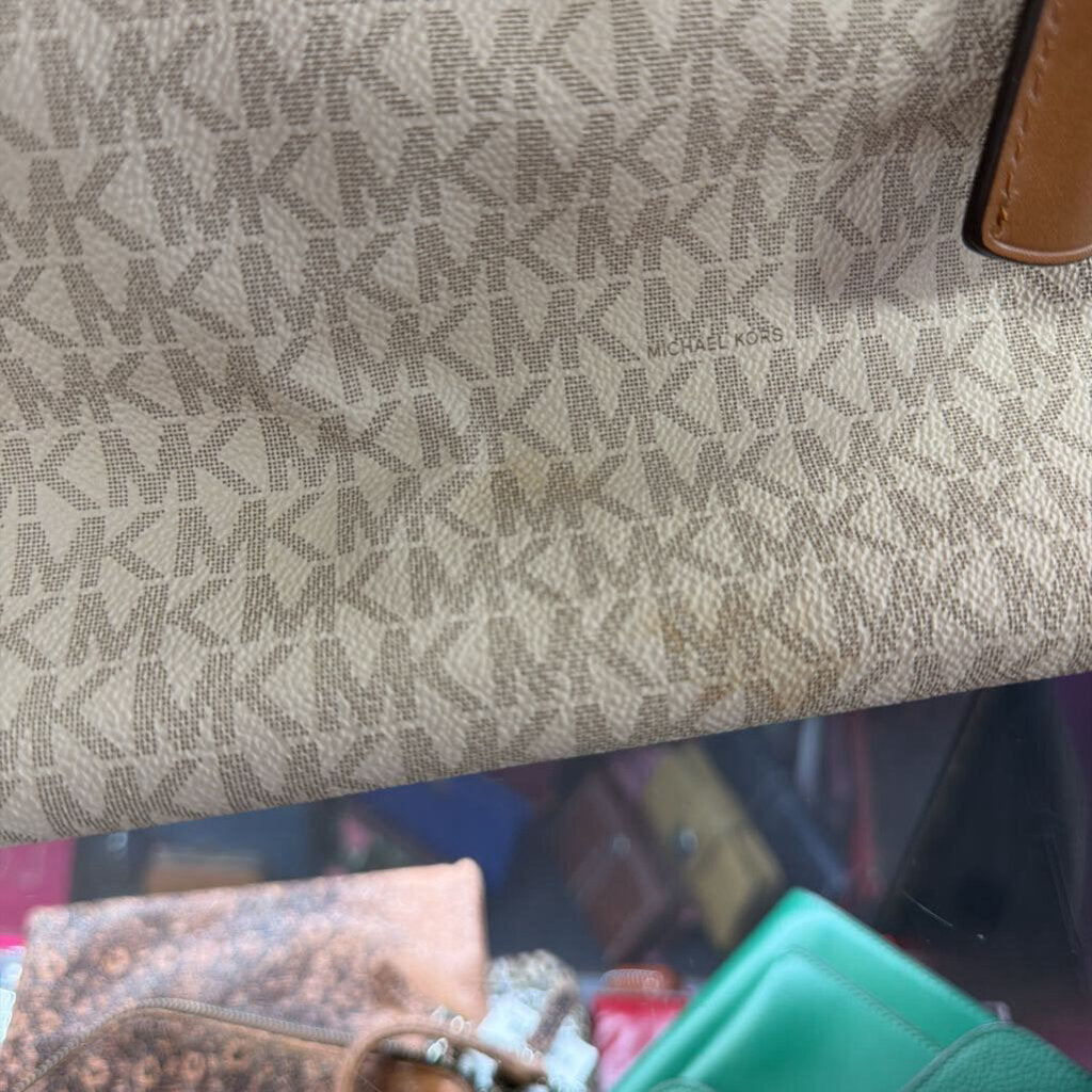 Michael Kors Hamilton Zip Top Chain Strap Satchel