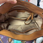 Michael Kors Hamilton Zip Top Chain Strap Satchel