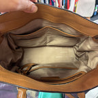 Michael Kors Hamilton Zip Top Chain Strap Satchel