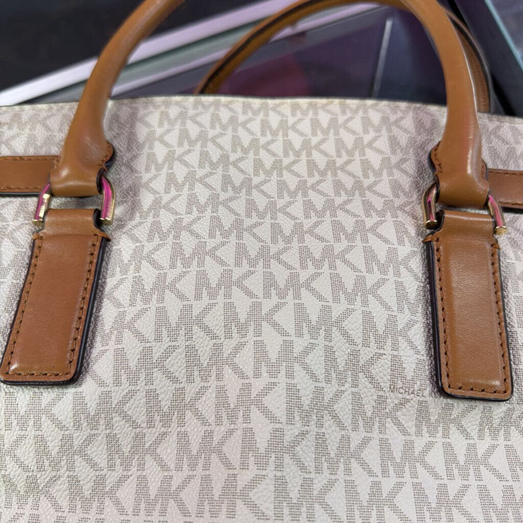 Michael Kors Hamilton Zip Top Chain Strap Satchel