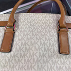 Michael Kors Hamilton Zip Top Chain Strap Satchel