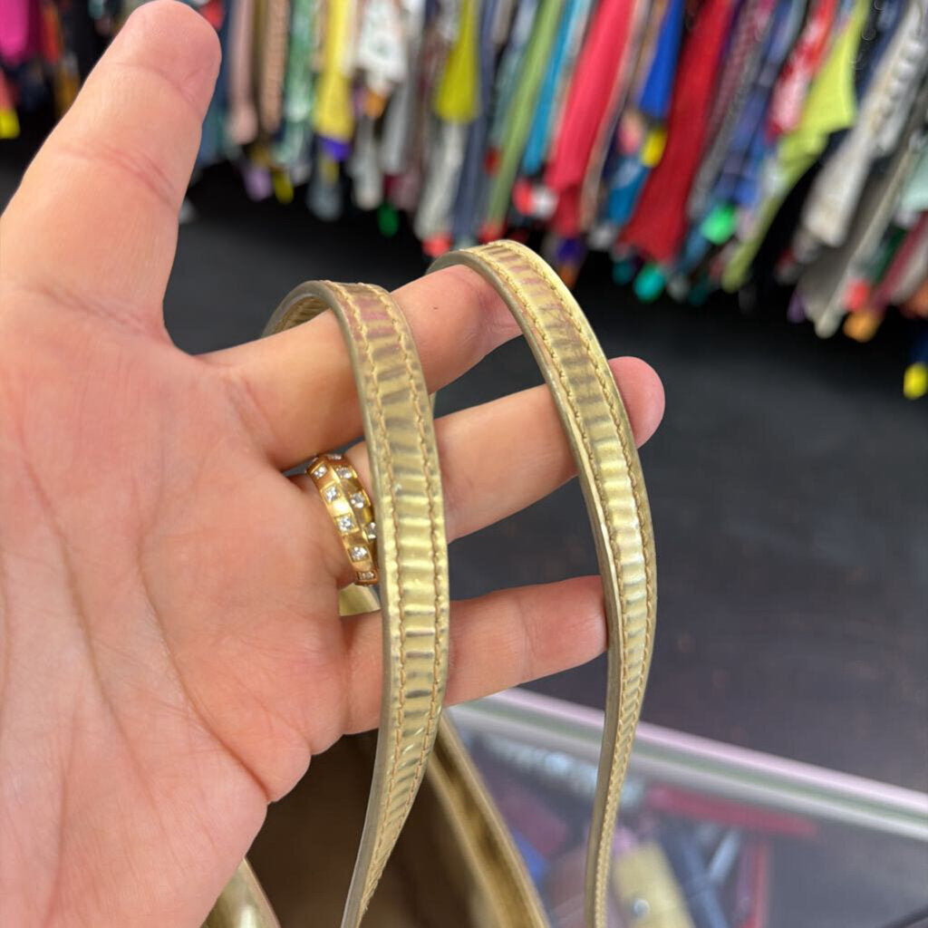 Michael Kors Metallic Coin Logo Chain Tote