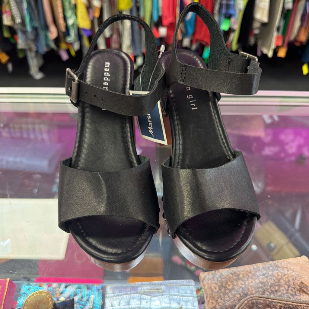 7 Steve Madden Studed Wooden Heel