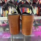 7 Steve Madden Studed Wooden Heel