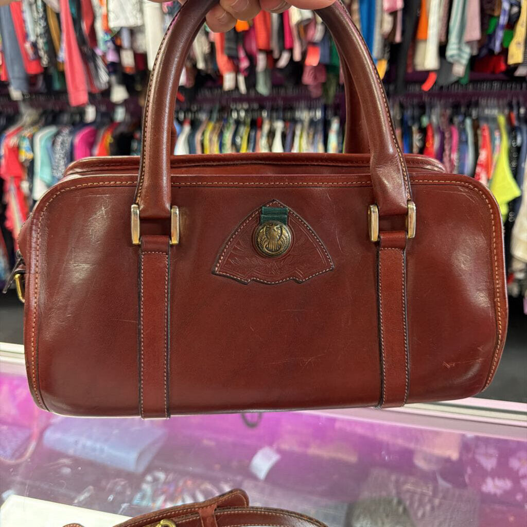 Arlington Greene LTD Smooth Leather Vintage Satchel