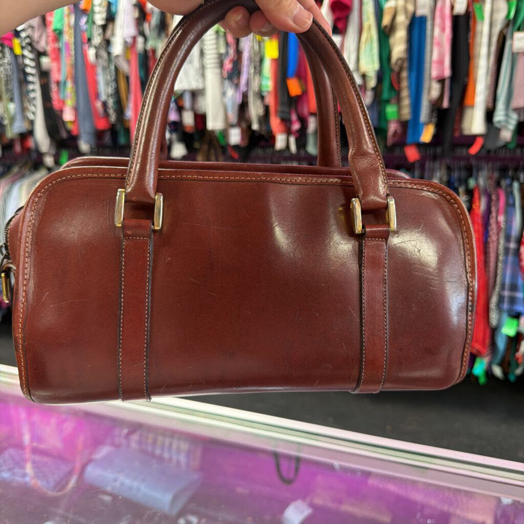Arlington Greene LTD Smooth Leather Vintage Satchel