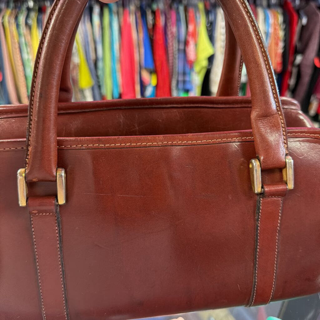 Arlington Greene LTD Smooth Leather Vintage Satchel