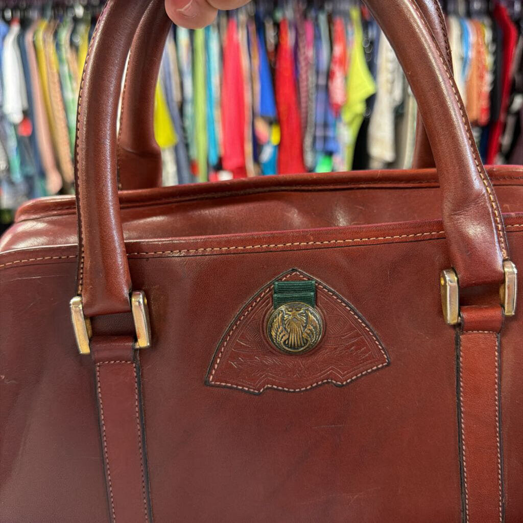 Arlington Greene LTD Smooth Leather Vintage Satchel