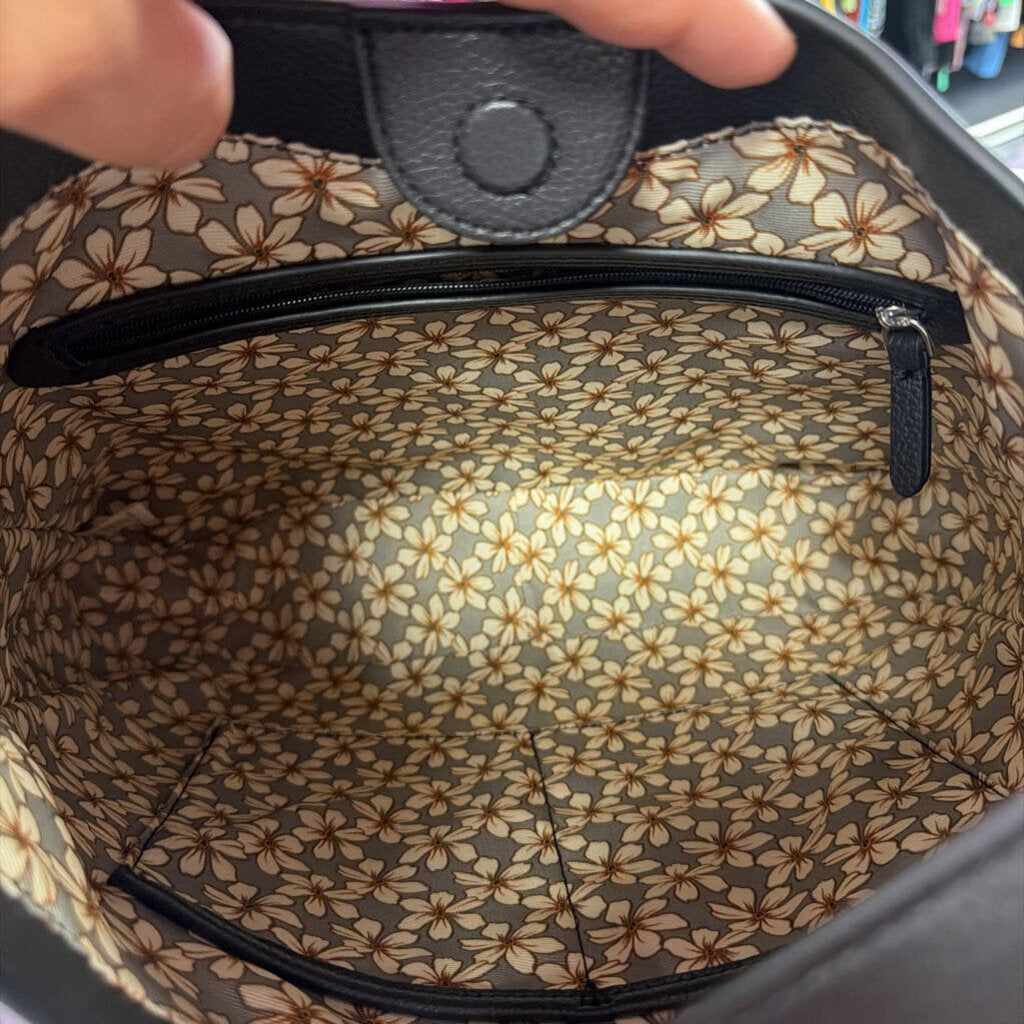 Vera Bradley Faux Leather Outlet Hobo Convertible Crossbody Bag