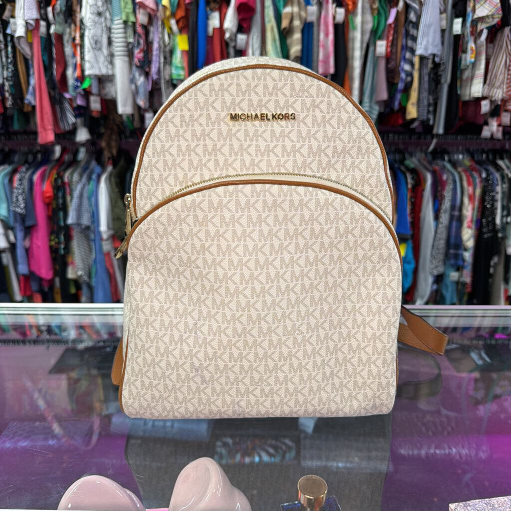 Michael Kors Abbey large Logo Backpack