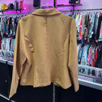 MED L/S One Button Solid Blazer