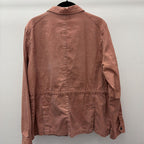 XL L/S Snap Button Fron Solid Jacket