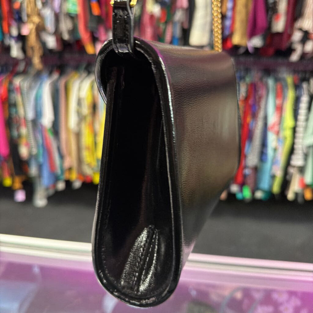 Kate Spade Anna Medium Patent Convertible Clutch Chain Crossbody