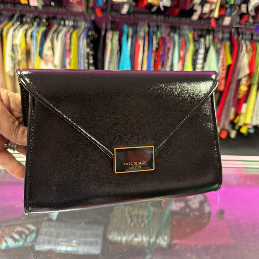 Kate Spade Anna Medium Patent Convertible Clutch Chain Crossbody