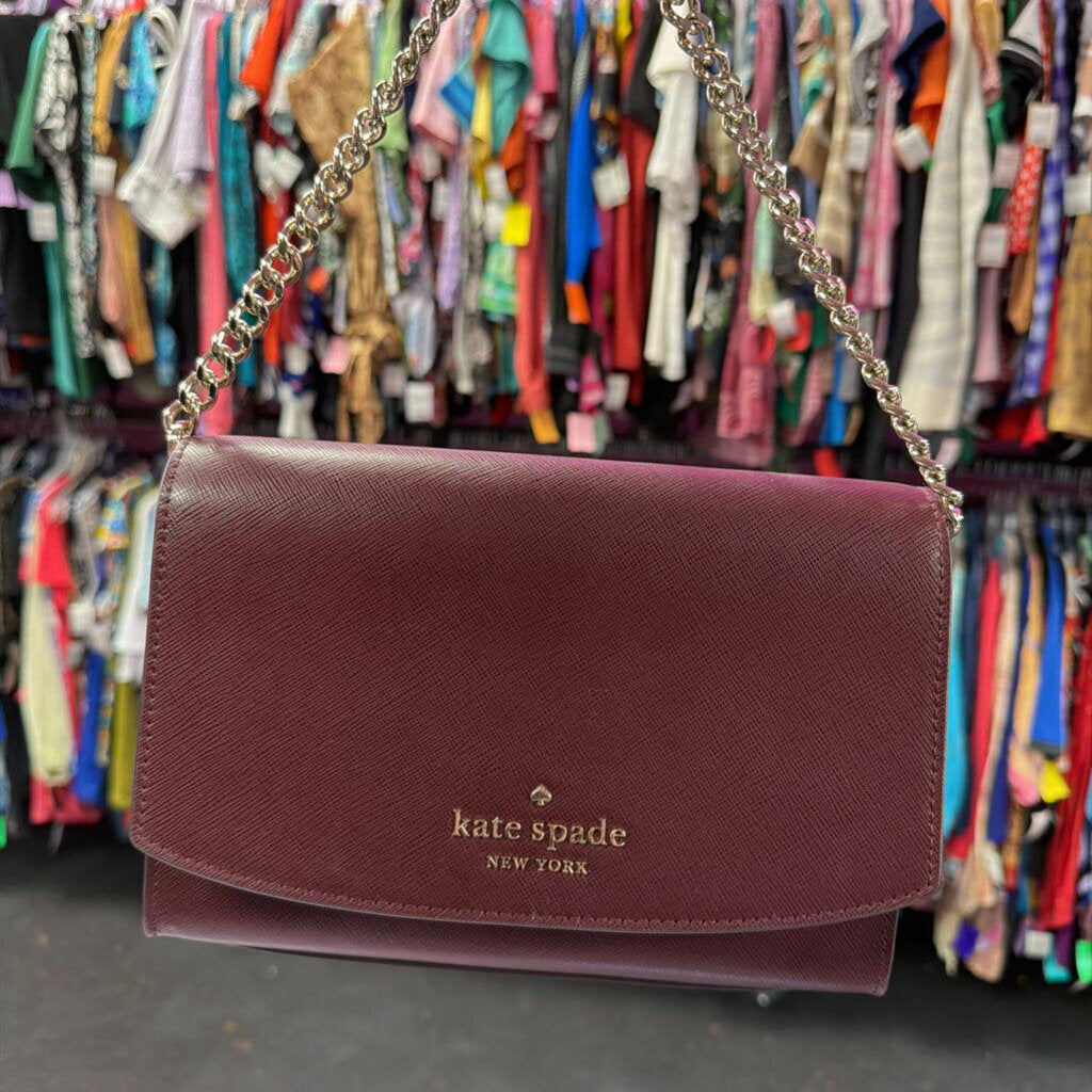 Kate Spade Saffiano Convertible Chain Clutch