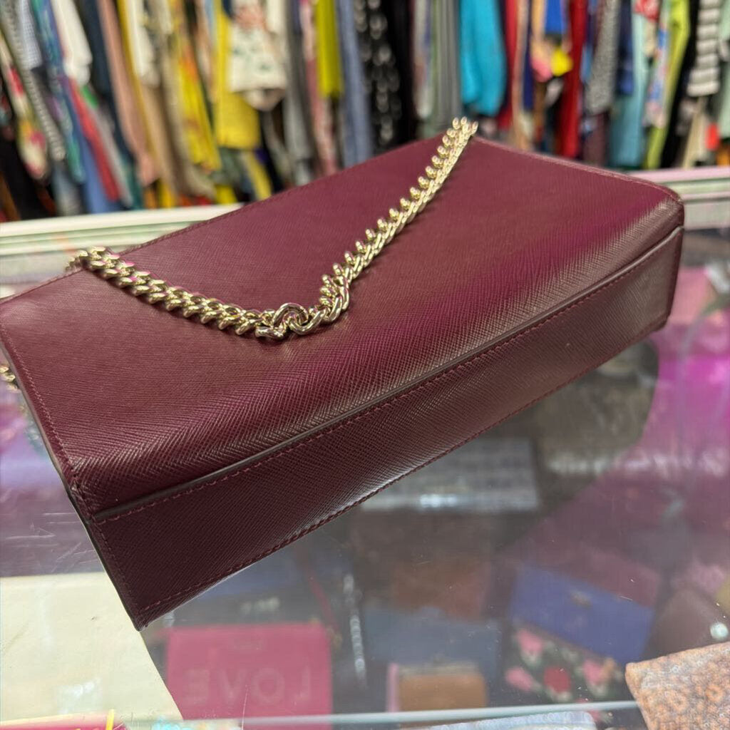 Kate Spade Saffiano Convertible Chain Clutch
