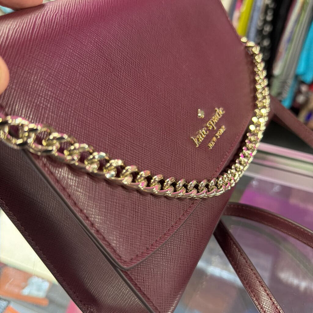 Kate Spade Saffiano Convertible Chain Clutch